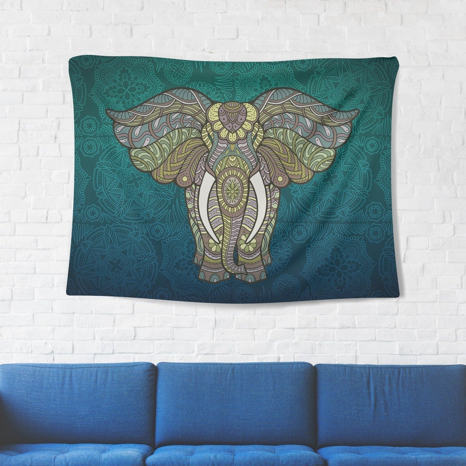 Beautiful Elephant Tapestry - pleshy