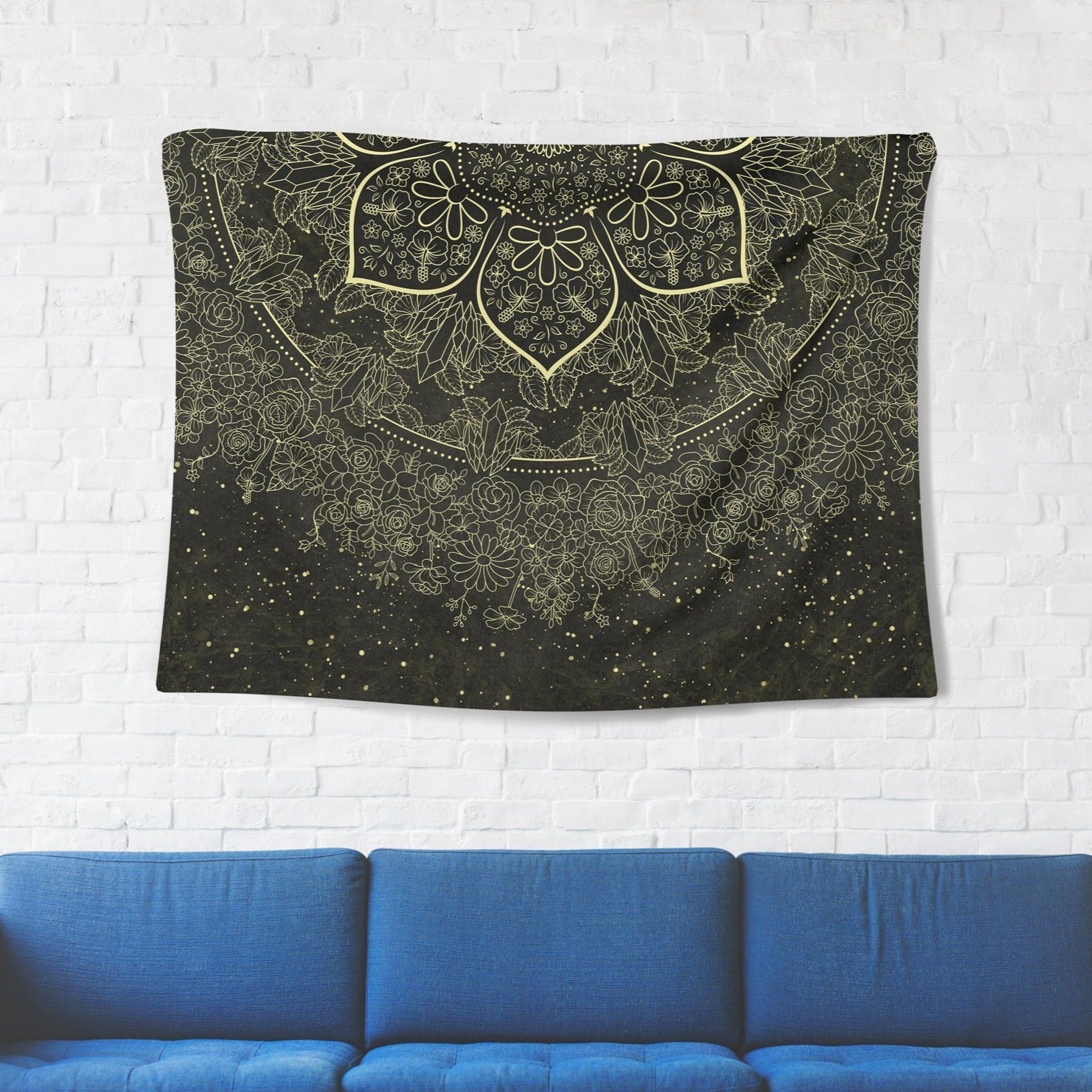Galaxy Mandala Tapestry - pleshy