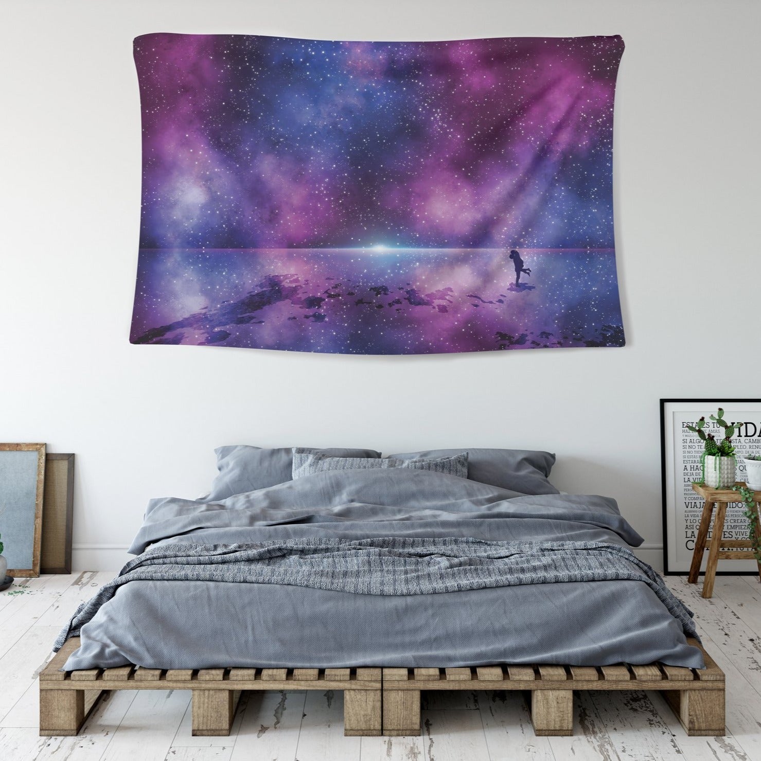 Galaxy Night Sky Tapestry - pleshy