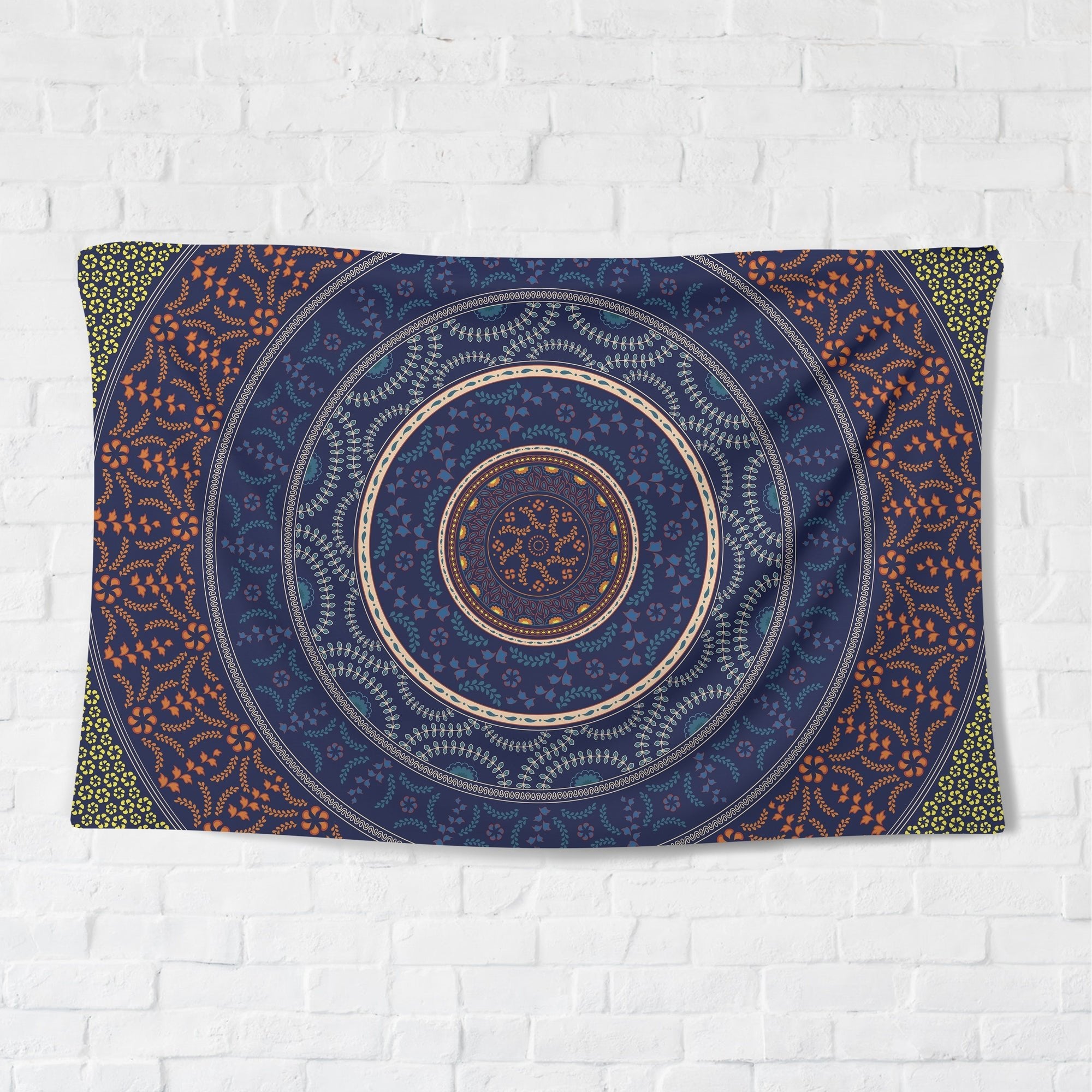Hindu Mandala Tapestry - pleshy