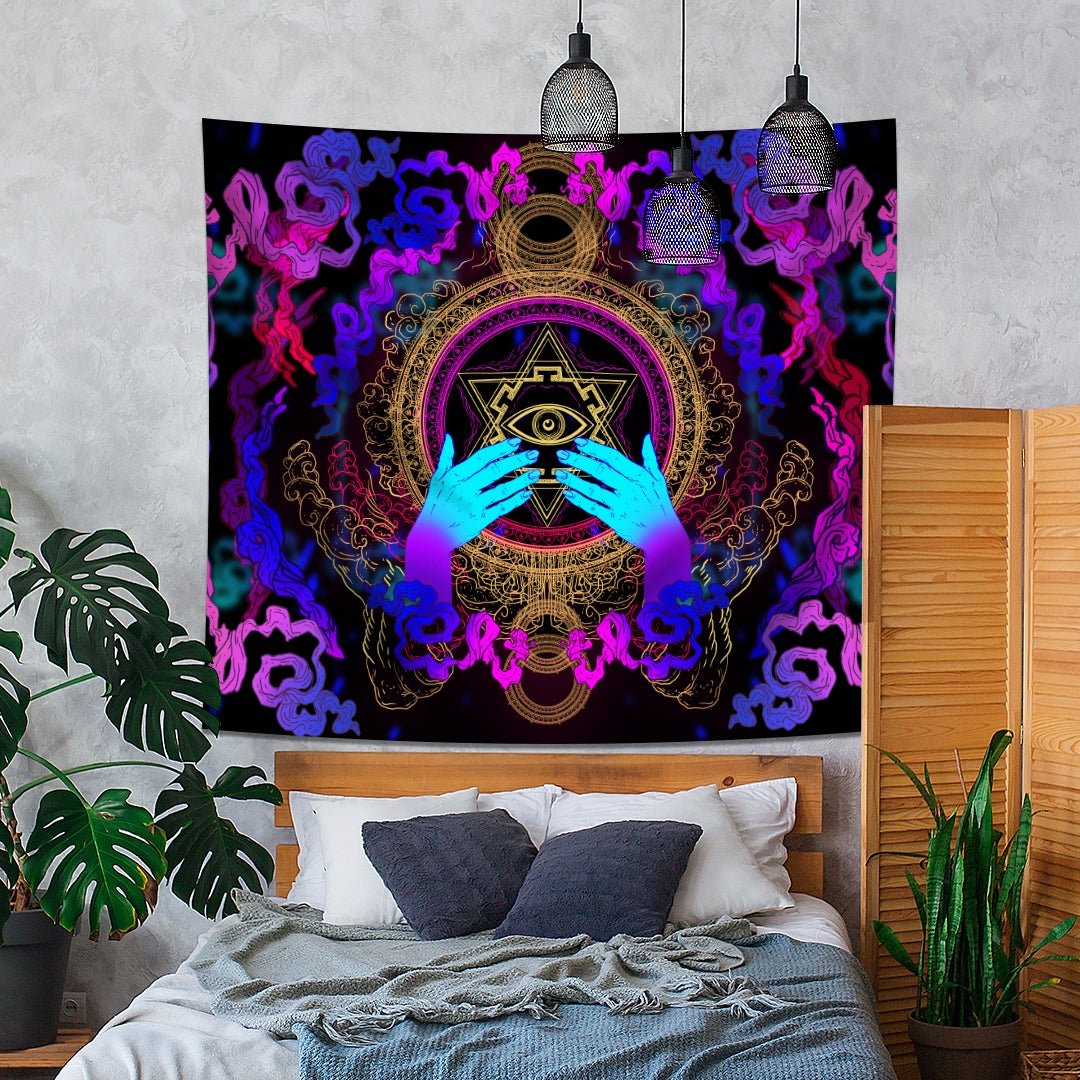Illuminati Tapestry - pleshy