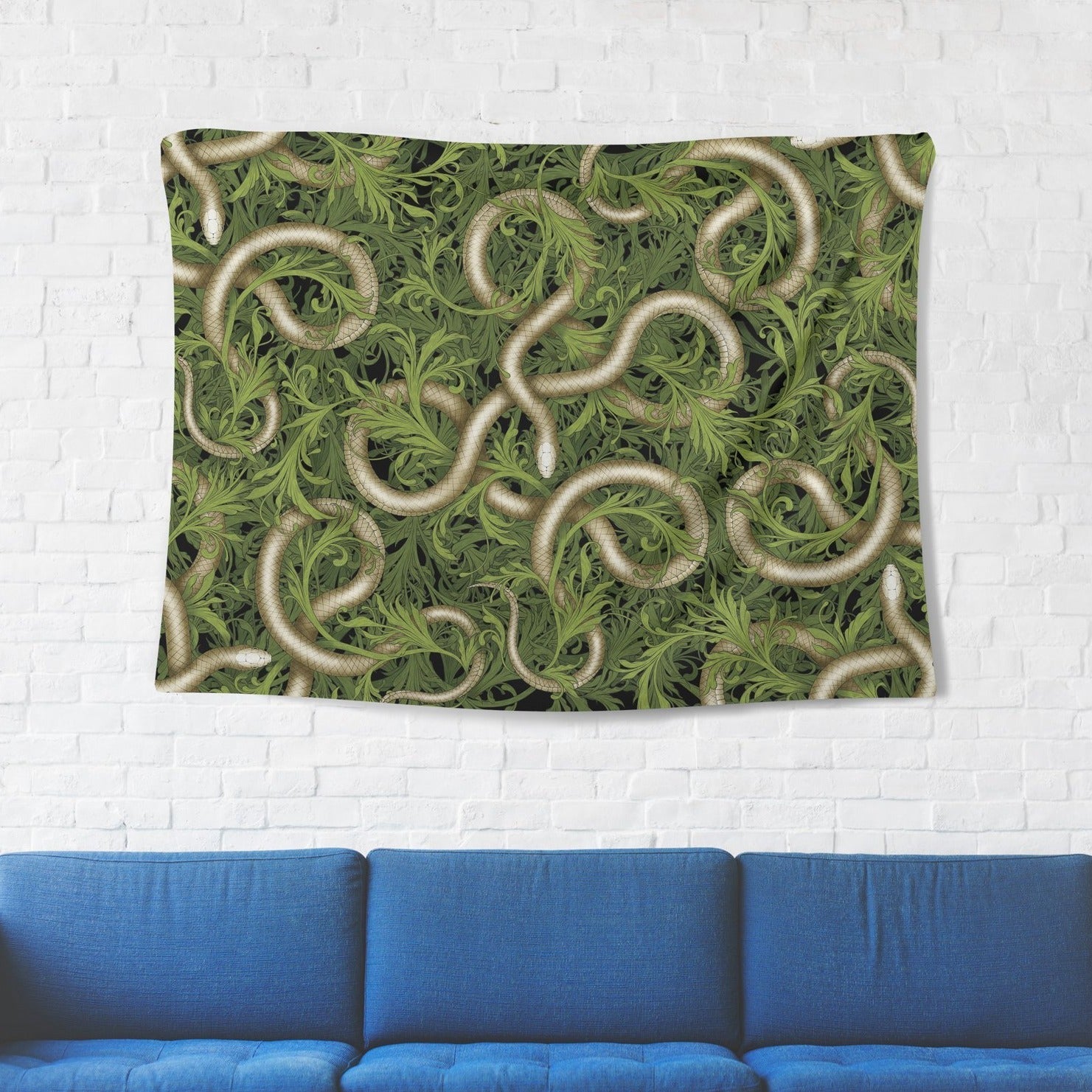 Jungle Snake Tapestry - pleshy