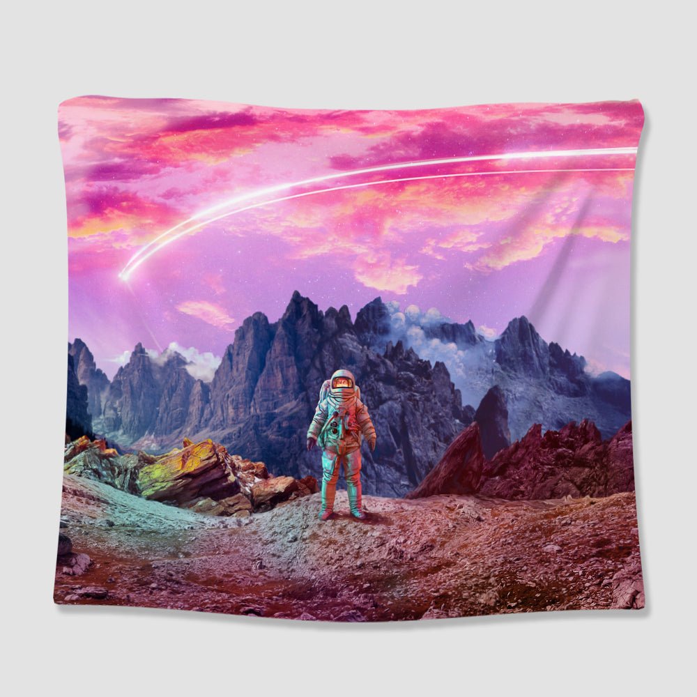 Mountain Galaxy Tapestry - pleshy