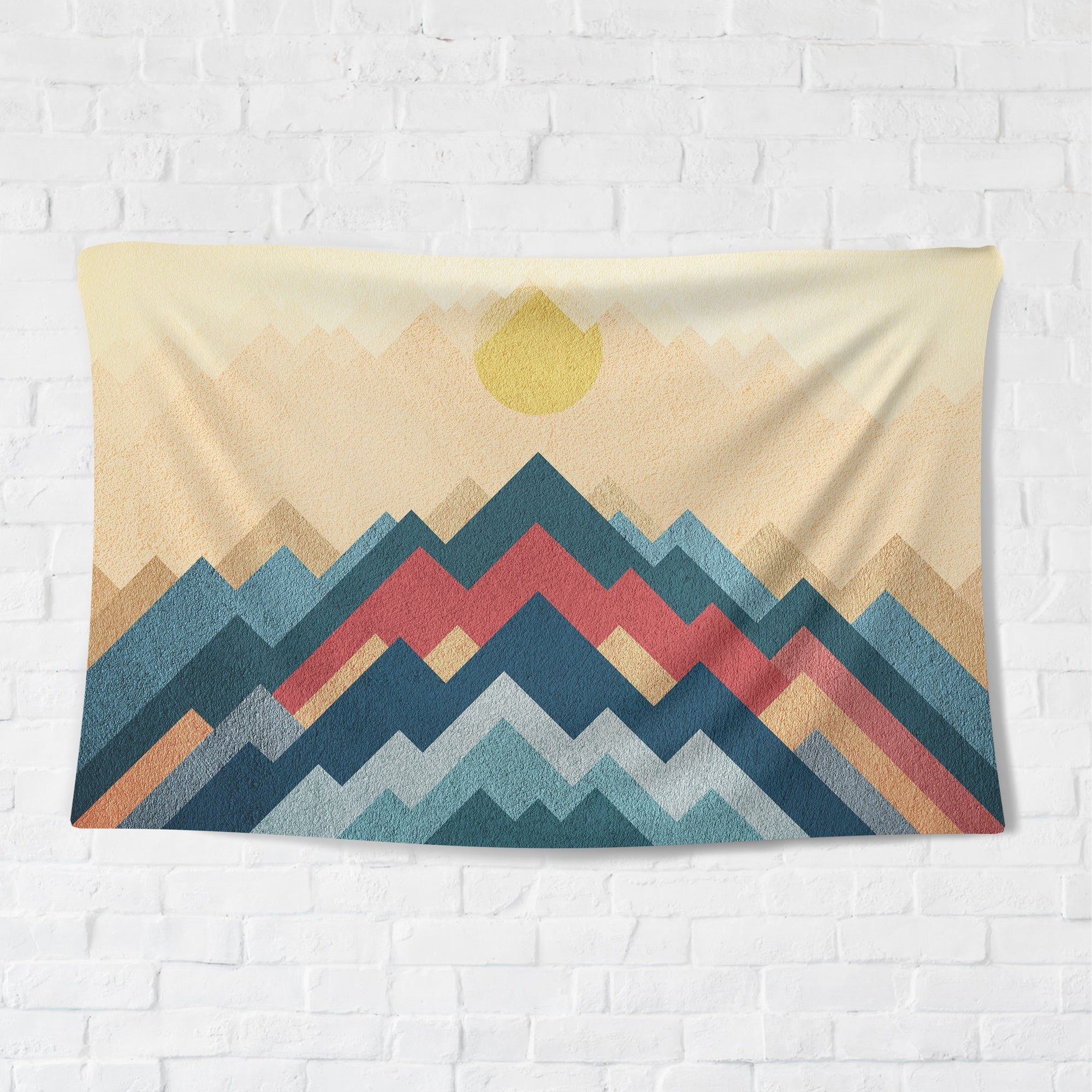 Mountain Horizon Tapestry - pleshy