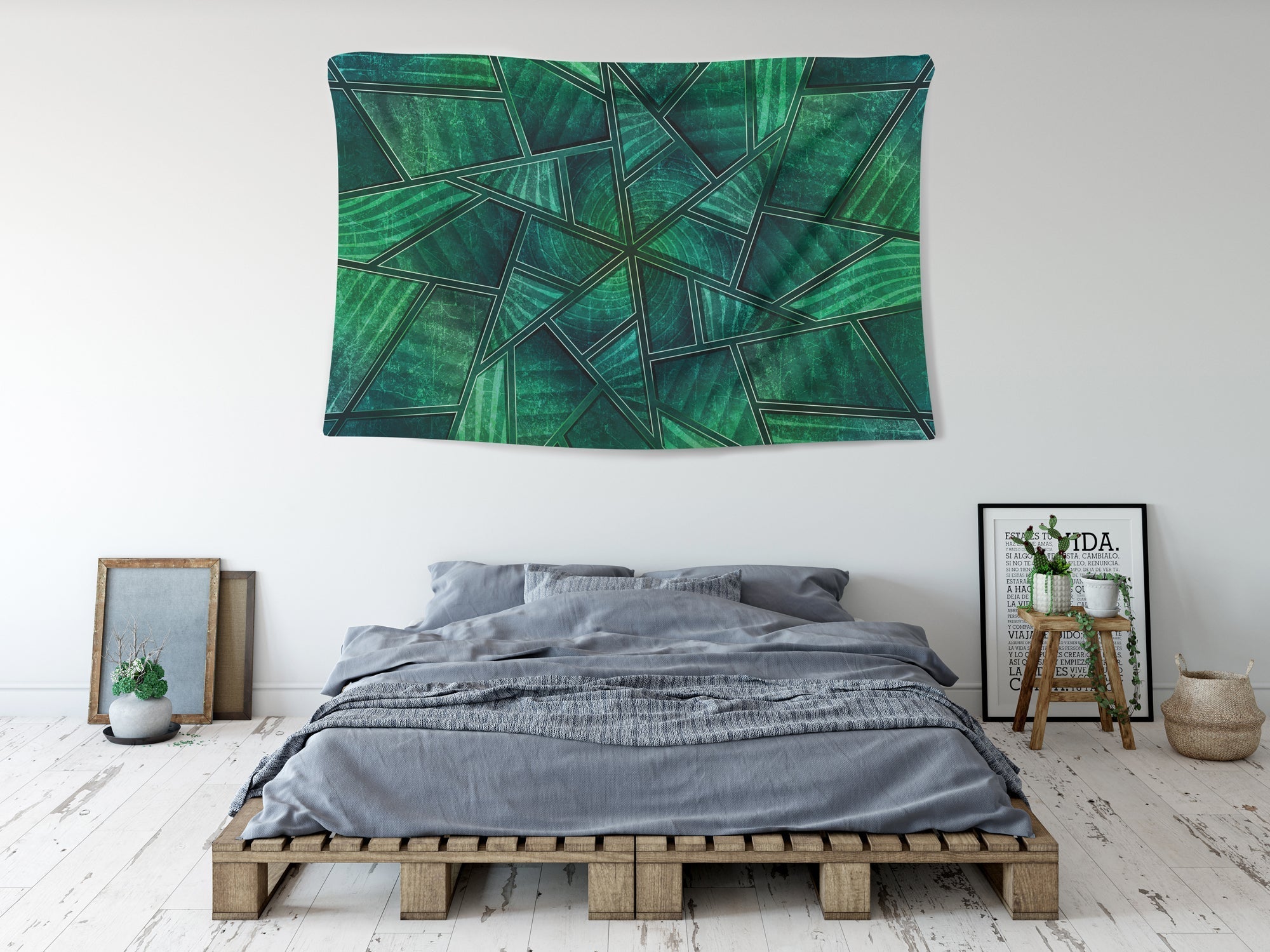 Plant Prism Tapestry - pleshy