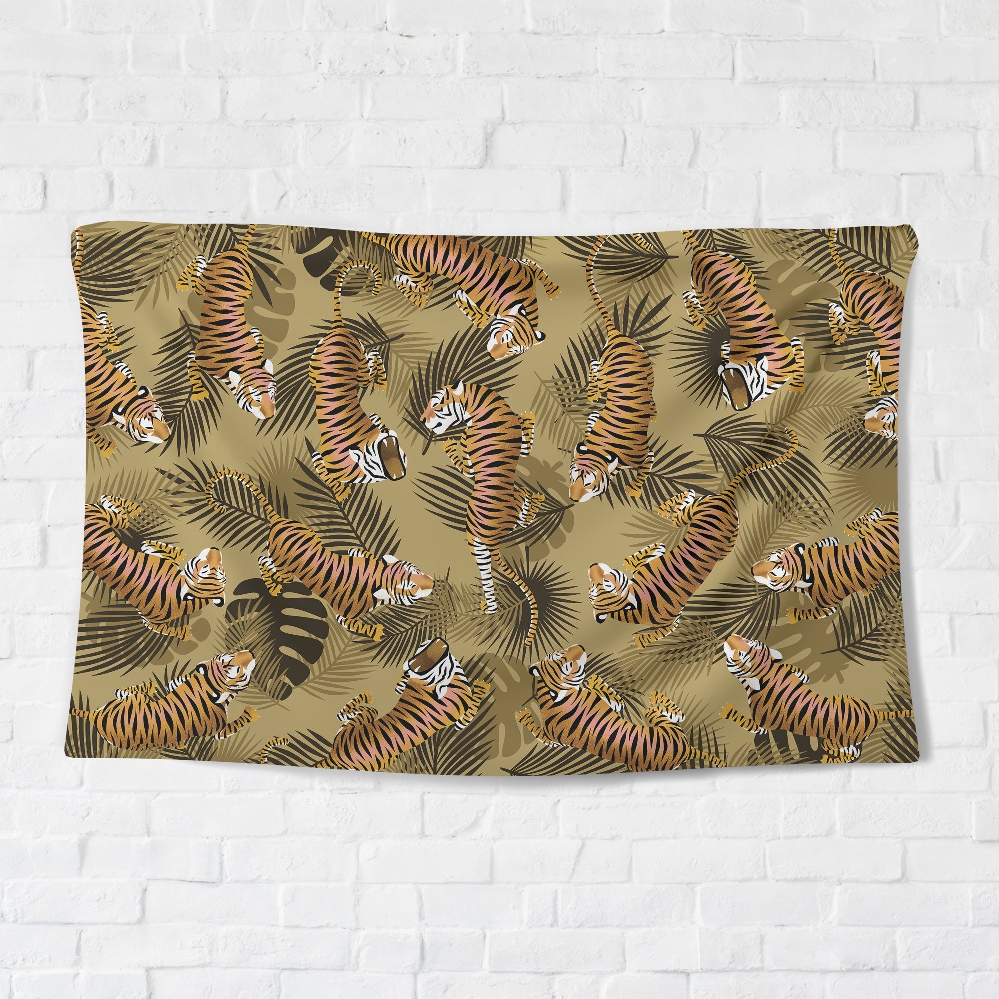 Prowling Tiger Tapestry - pleshy