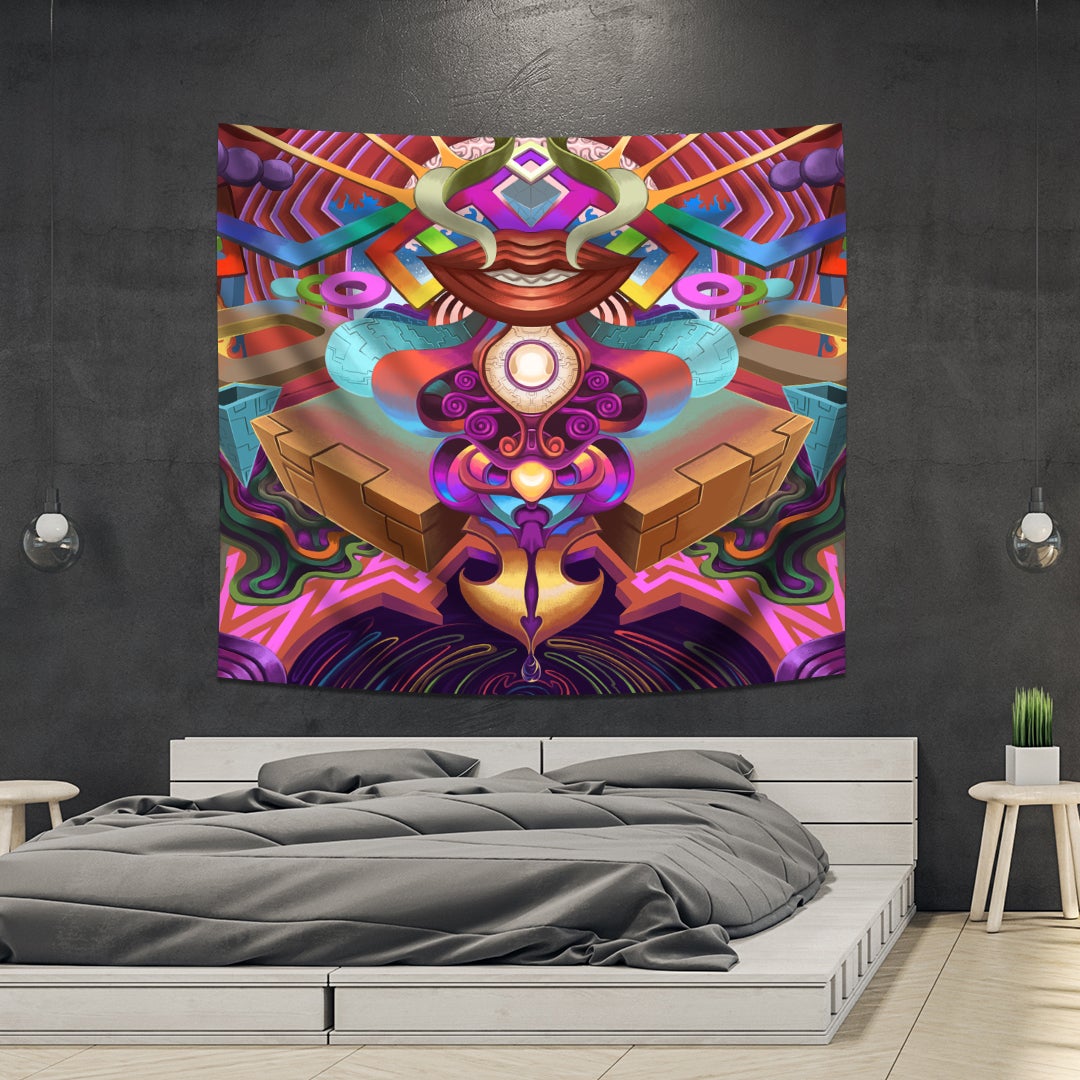 Psychedelic Dream Tapestry - pleshy