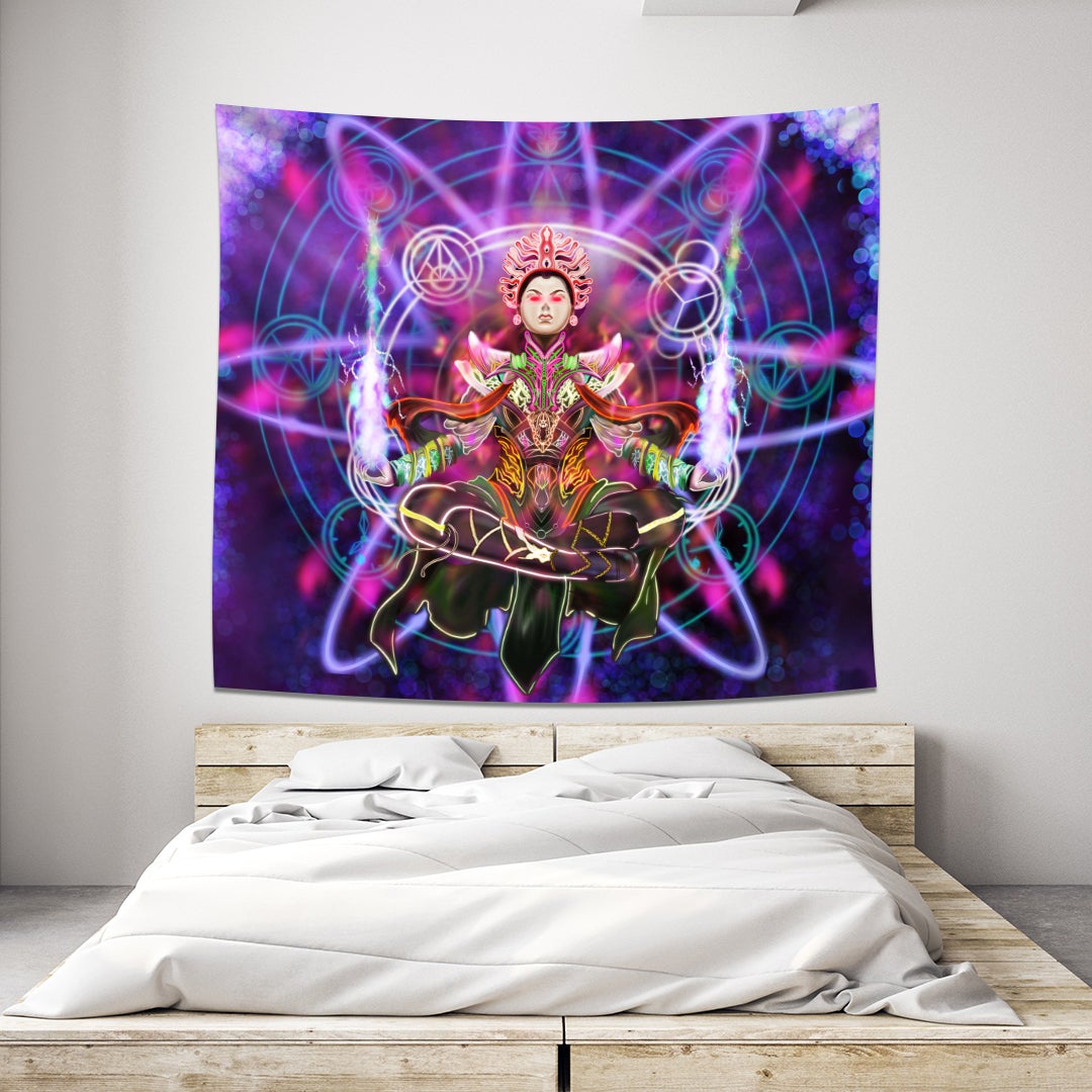 Psychedelic Empress Tapestry - pleshy