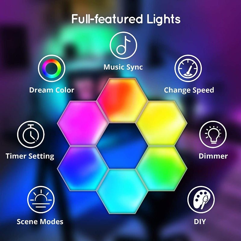 PulseX Hexagon Lights - pleshy