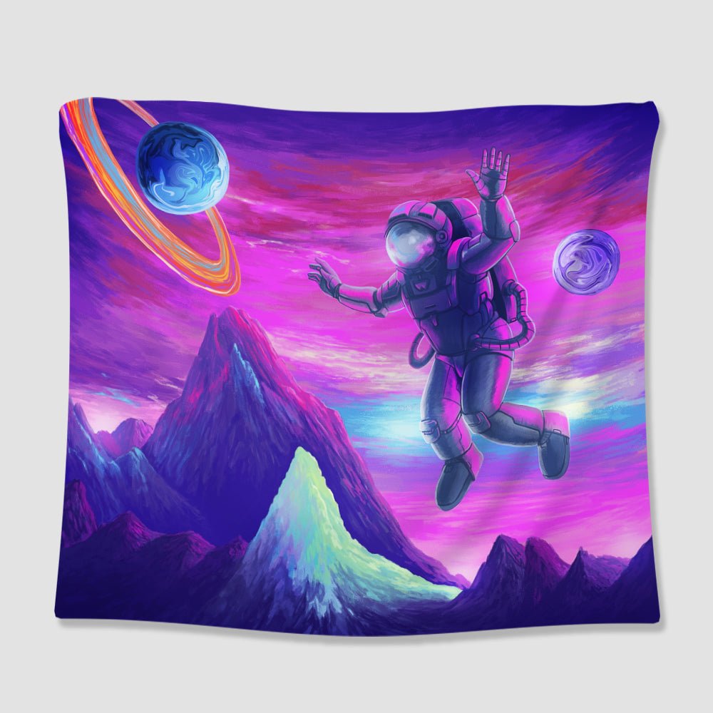 Purple Space Tapestry - pleshy