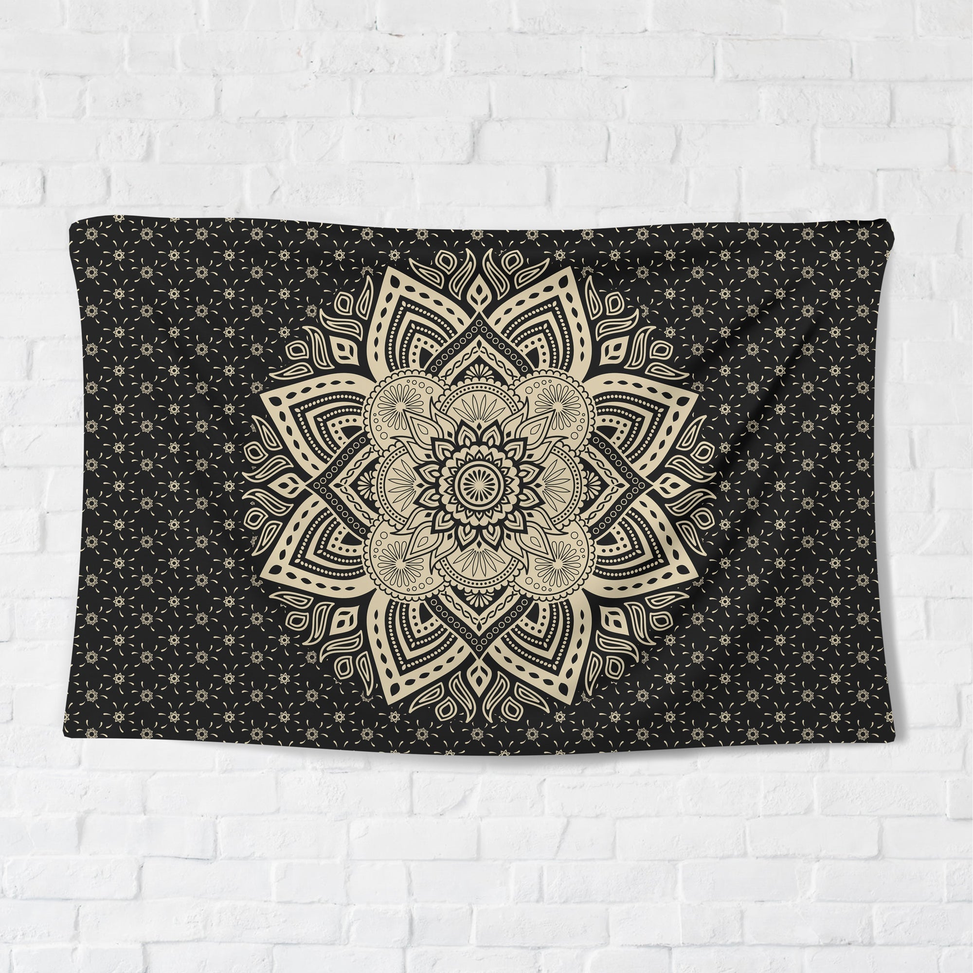 Solar Mandala Tapestry - pleshy