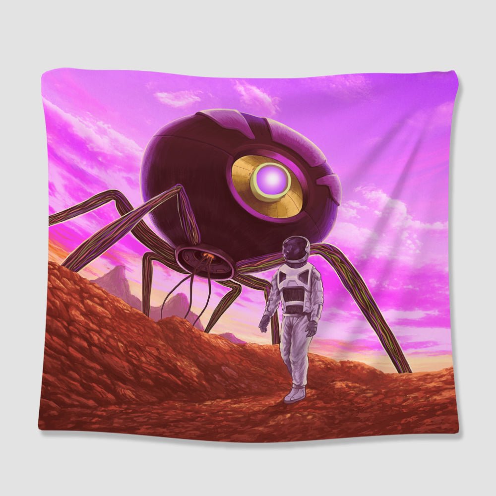 Space Invader Tapestry - pleshy