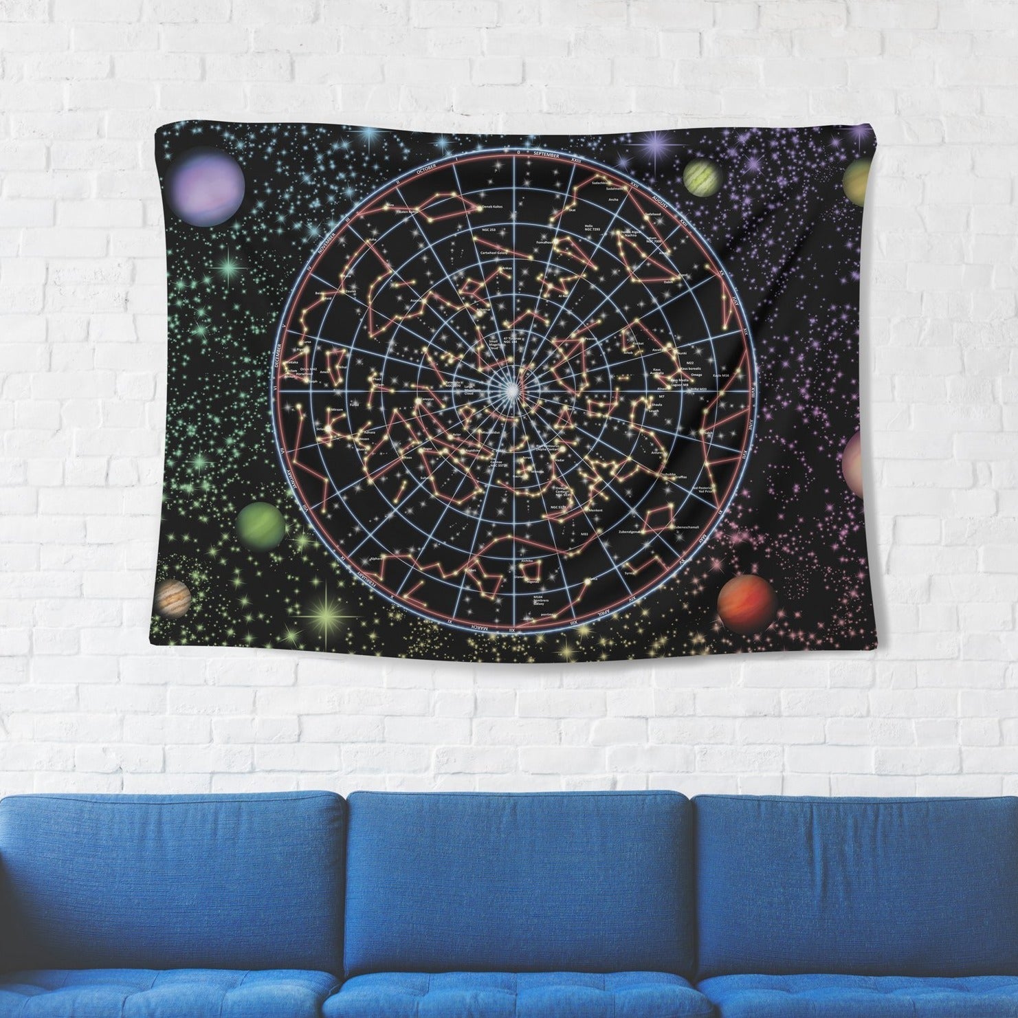 Space Map Tapestry - pleshy