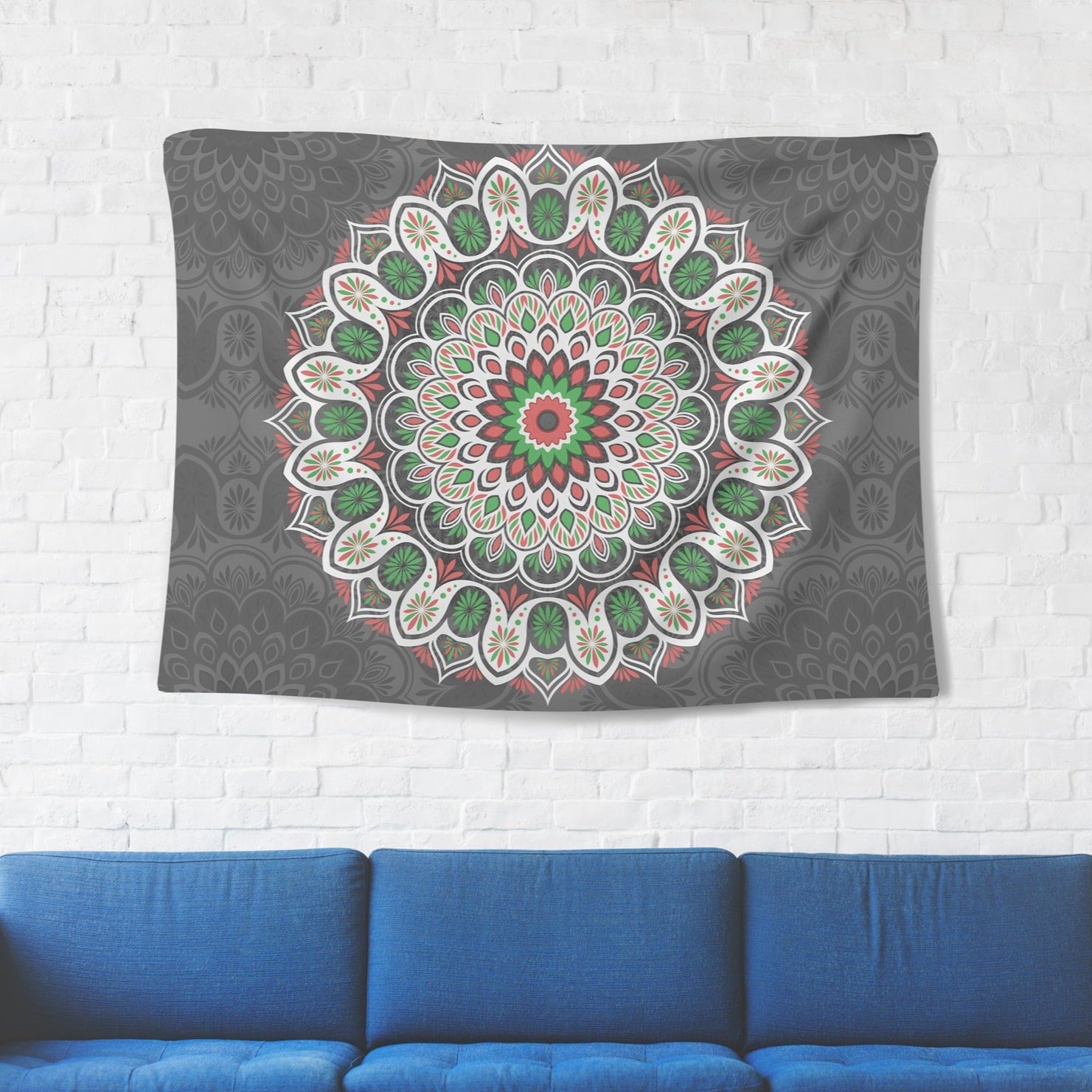 Spring Mandala Tapestry - pleshy